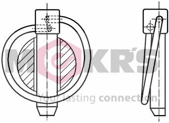 Klappsplint, verzinkt 5,0x032